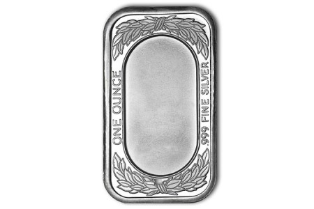 Barra de prata de 1 Oz rosa relevada